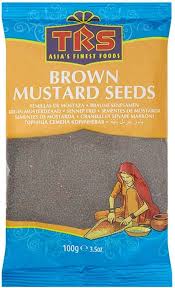 Shop TRS Mustard Seeds Brown (Rai) - 100g at Grocerywala