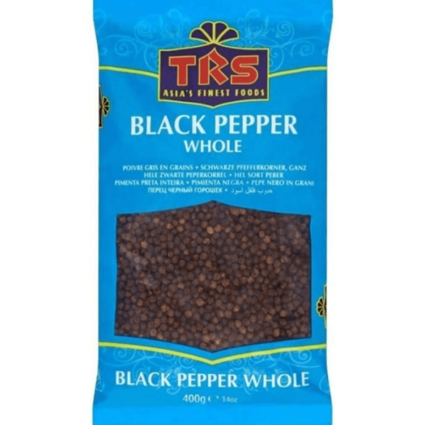Shop Trs Black Pepper Whole - 400g at Grocerywala