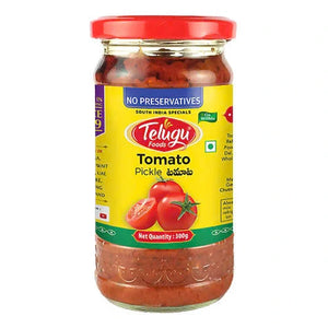 Telugu tomato garlic pickle 300g spicy pickle jar