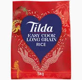 Shop Tilda Easy Cook Long Grain Rice - 5kg at Grocerywala
