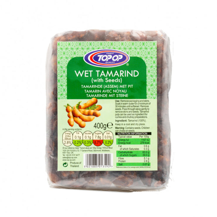 Shop Topop Tamarind Wet (with Seeds) 400g at Grocerywala