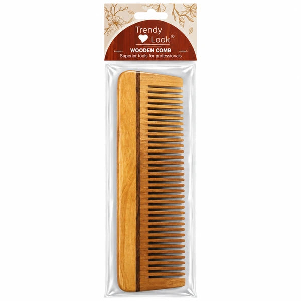 Trendy Look Wooden Comb