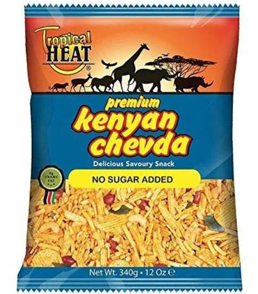 Shop Tropical Heat Kenyan Chevda (No Sugar Added) - 340g at Grocerywala