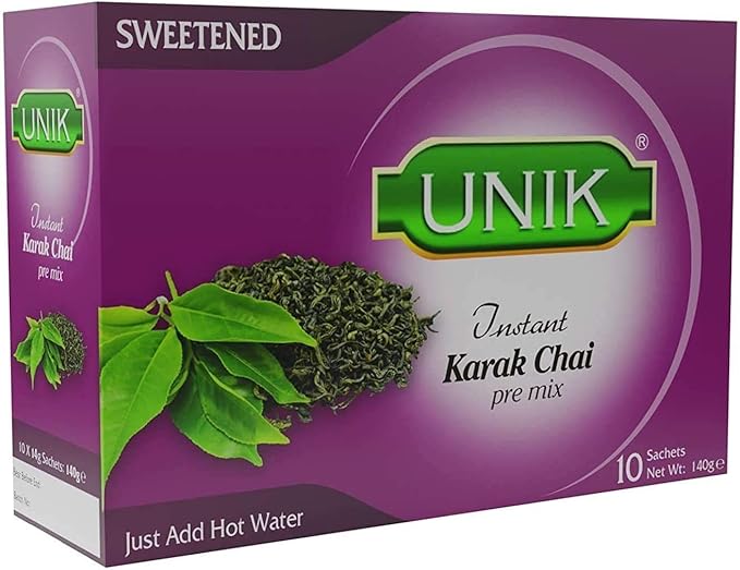 Shop Unik Karak Chai sweetened 10sc (Tea) - 140g at Grocerywala