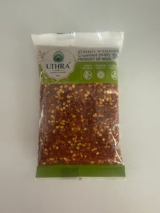 Shop Uthra Crushed Chilli Flakes - 100g at Grocerywala
