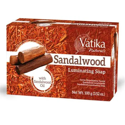 Shop Vatika Naturals Sandalwood Soap - 100g at Grocerywala