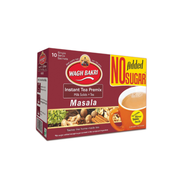 Shop Wagh Bakri Masala Tea (10 Sachets) - 140g at Grocerywala