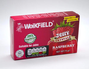 Shop Weikfield Jelly Raspberry 80g at Grocerywala