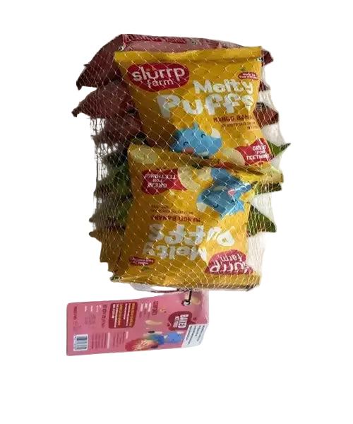 Slurrp Farm Melty Puffs Combo 3 Flavours (Pack of 9) - 135g