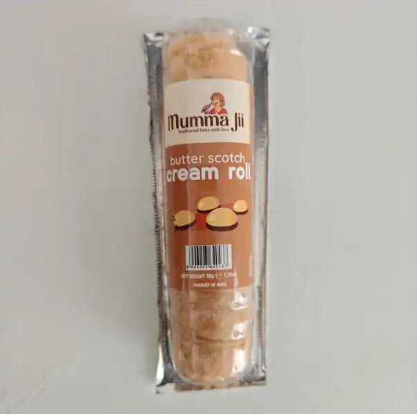 Mumma Jii Butter Scotch Cream Rolls - 50g