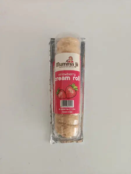 Mumma Jii Strawberry Cream Rolls - 50g