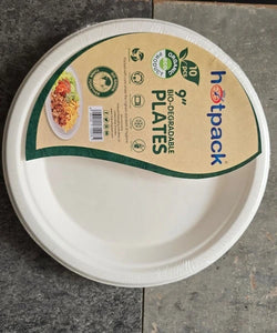Hotpack 9" Bio-Degradable Plates (10pcs)