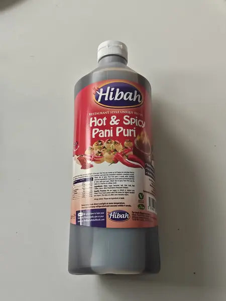 Hibah Hot & Spicy Pani Puri Pani - 1L