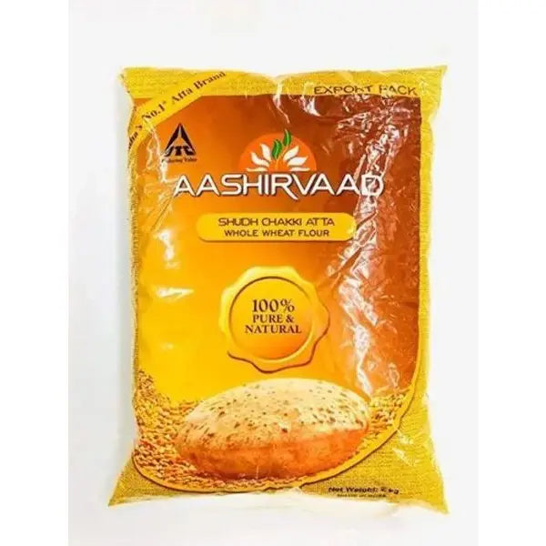 Aashirvaad Shudh Chakki atta whole wheat flour 2kg export pack