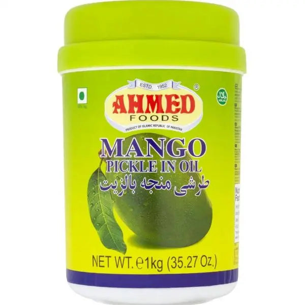 Ahmed Foods mango pickle in oil 1kg jar