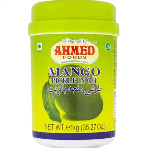 Ahmed Foods mango pickle in oil 1kg jar