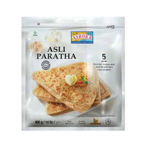Ashoka Asli Paratha Frozen 5pcs 400g pack shown front-facing on white background