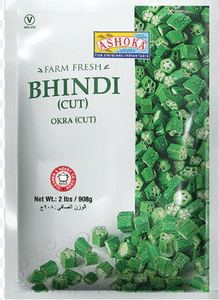 Shop Ashoka Bhindi (Cut) Okra Frozen - 908G at Grocerywala