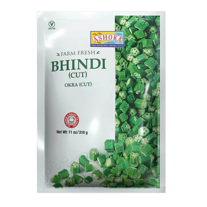 Shop Ashoka Bhindi Cut Okra Frozen - 310g at Grocerywala