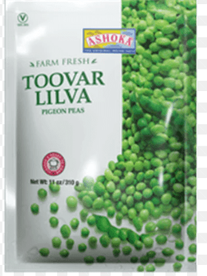 Shop Ashoka Farm Fresh Toovar Lilva (Pigeon Peas) Frozen - 310g at Grocerywala