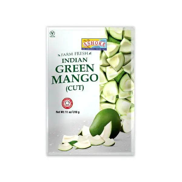 Ashoka Indian Green Mango Cut 310g frozen raw mango pack