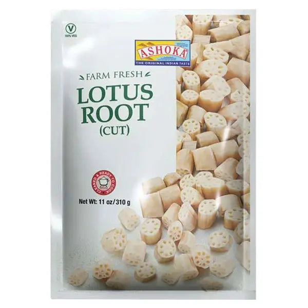 Ashoka Lotus Root Cut 310g frozen vegetable pack
