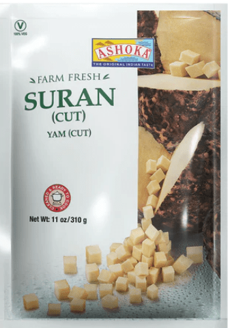 Shop Ashoka Suran (Yam) Cut - 310G at Grocerywala