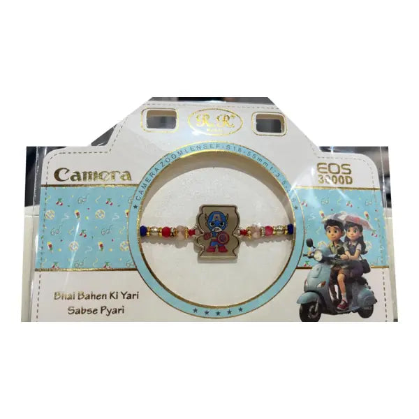 Avenger Captain America band Rakhi for kids