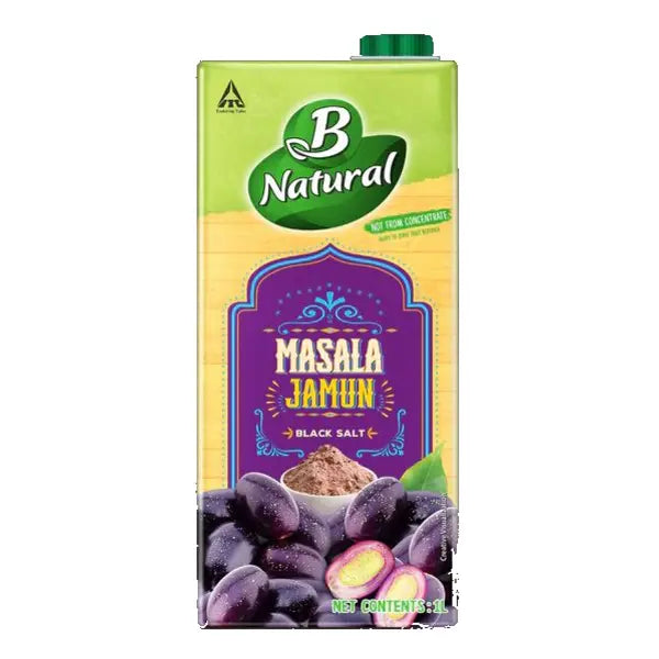 B Natural Masala Jamun Juice 1L fruit drink carton