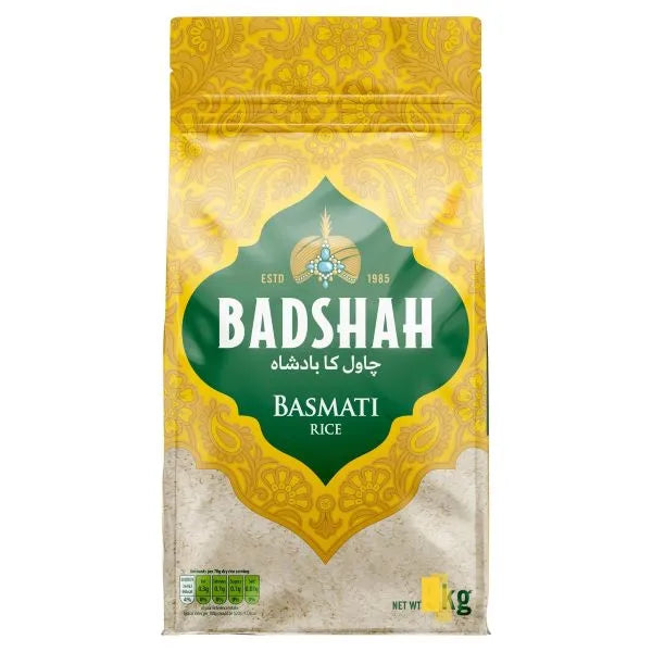Badshah basmati rice 10kg long grain rice sack
