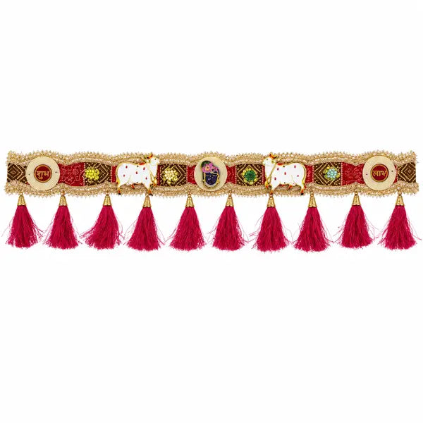 Diwali Shubh Labh Cow Bandhanwar Toran - 36 Inch