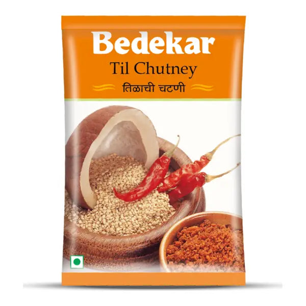 Bedekar Til Chutney 100g roasted sesame and coconut chutney pouch