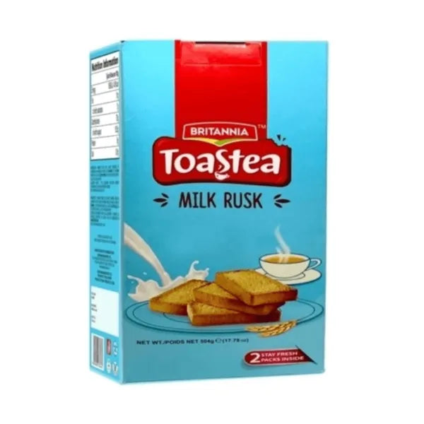 Toastea Rusk Britannia Toastea Milk Rusk 560g | Sweet Crisp Milk Cake Slices ...