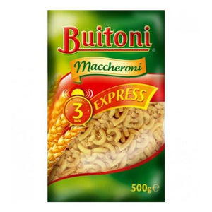 Buitoni Maccheroni Express macaroni pasta 500g pack, front view