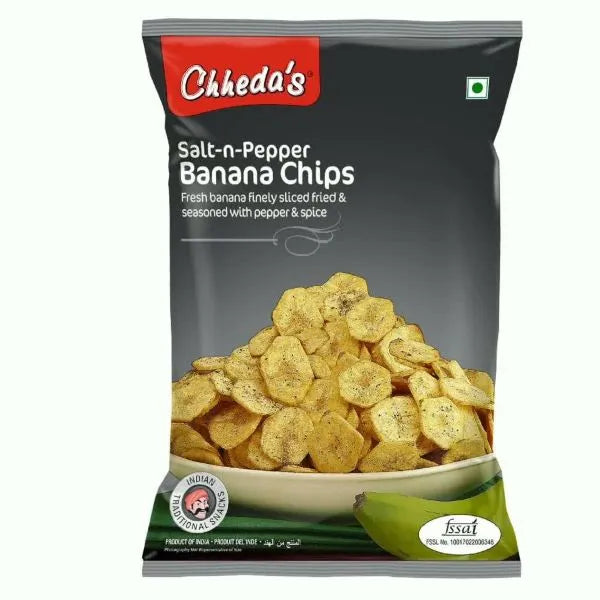 Chhedas Banana Chips Salt & Pepper - 170g