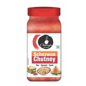 Chings Schezwan Chutney - 1kg retail pack on a white background
