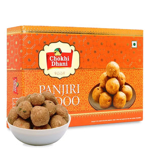 Chokhi Dhani Panjiri Ladoo 400g box with ladoo sweets