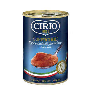 Cirio Tomato Puree 400g tin on a clean white background
