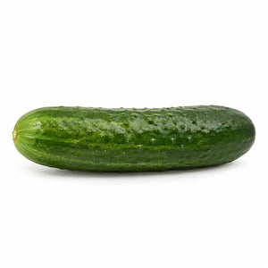 Fresh cucumber on a white background