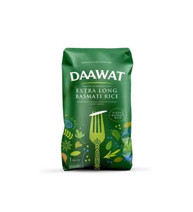 Daawat extra long basmati rice 1kg packet