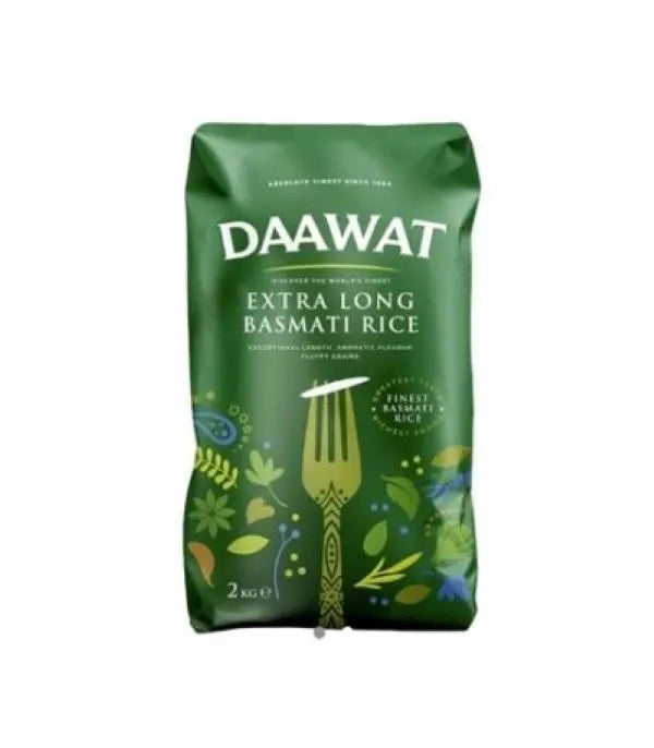 Daawat extra long basmati rice 2kg pack