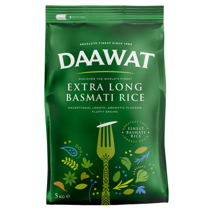 Daawat Basmati Rice Extra Long 5kg pack