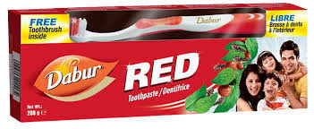 Shop Dabur Red Toothpaste 200g (free brush inside) at Grocerywala