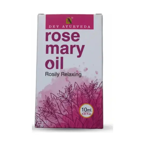 Dev Ayurveda Rosemary 100 Percent Pure Oil 10ml box
