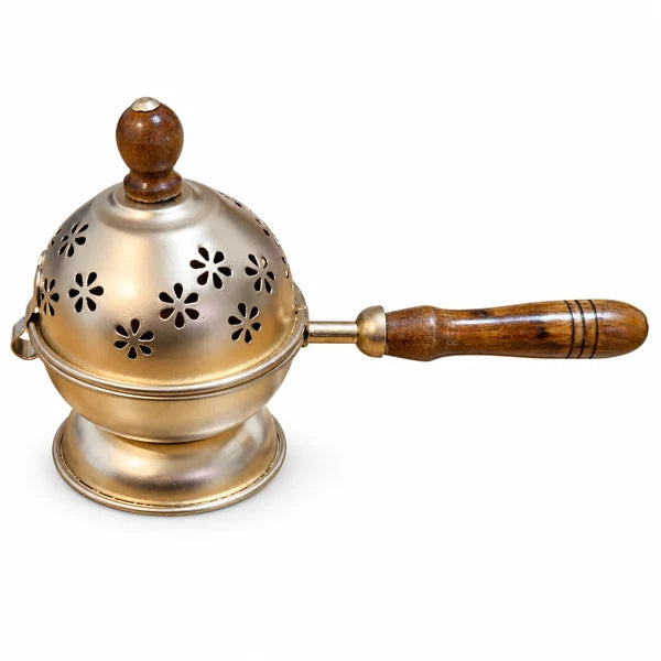 Dhoop Incense Burner with Handle - Large | Grocerywala UK – Grocery Wala