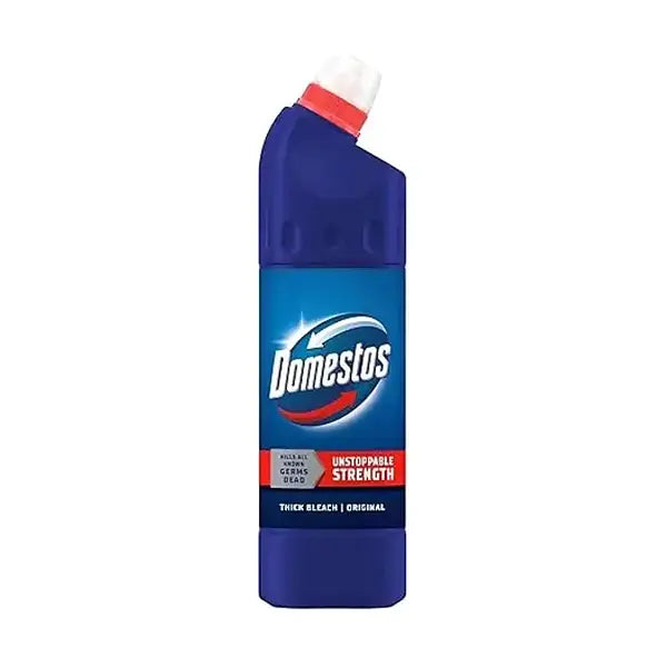 Domestos Thick Bleach Disinfectant 750ml bottle on white background