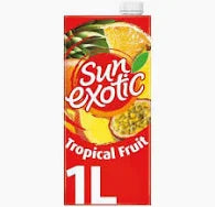 Shop Sun Exotic Tropical Fruit Juice - 288ml at Grocerywala