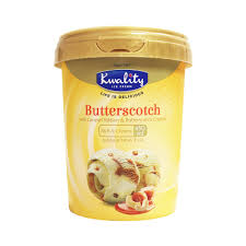 Kwality Butterscotch Ice Cream - 450ml
