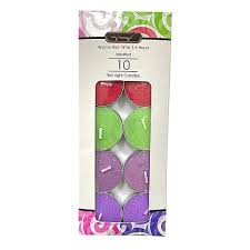 Shop GSD Tealight Coloured (pack of 10) at Grocerywala