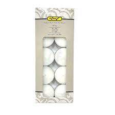 Shop GSD Tealight White (pack of 10) at Grocerywala